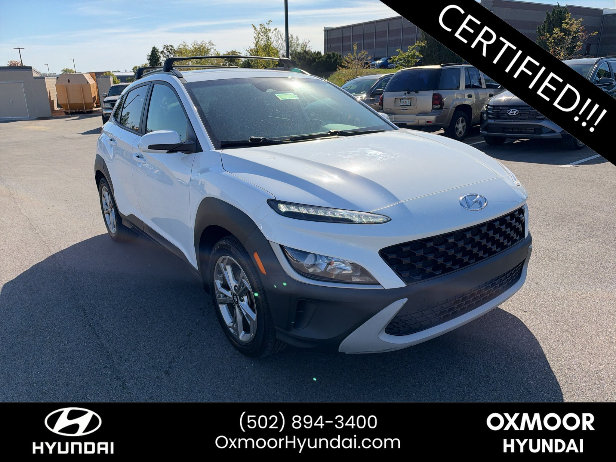 Certified Used 2022 Lunar White Hyundai SEL image 1