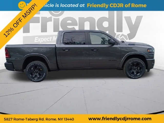 New 2026 Granite Crystal Metallic Clear-Coat Exterior Paint RAM Big Horn/Lone Star image 4