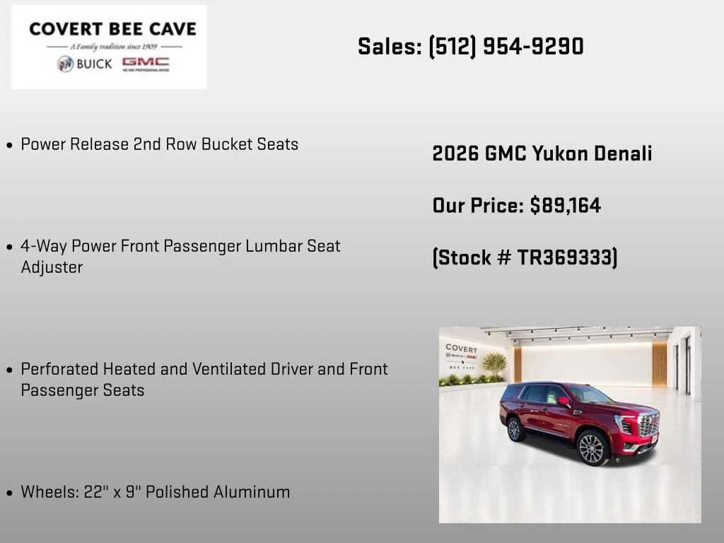 New 2026 Volcanic Red Tintcoat GMC Denali image 25