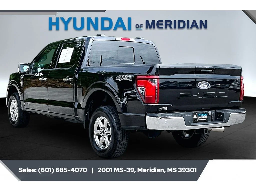 Used 2024 Agate Black Metallic Ford XLT image 2