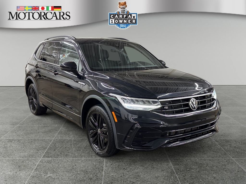 Used 2022 Deep Black Pearl Volkswagen 2.0T SE R-Line Black image 1