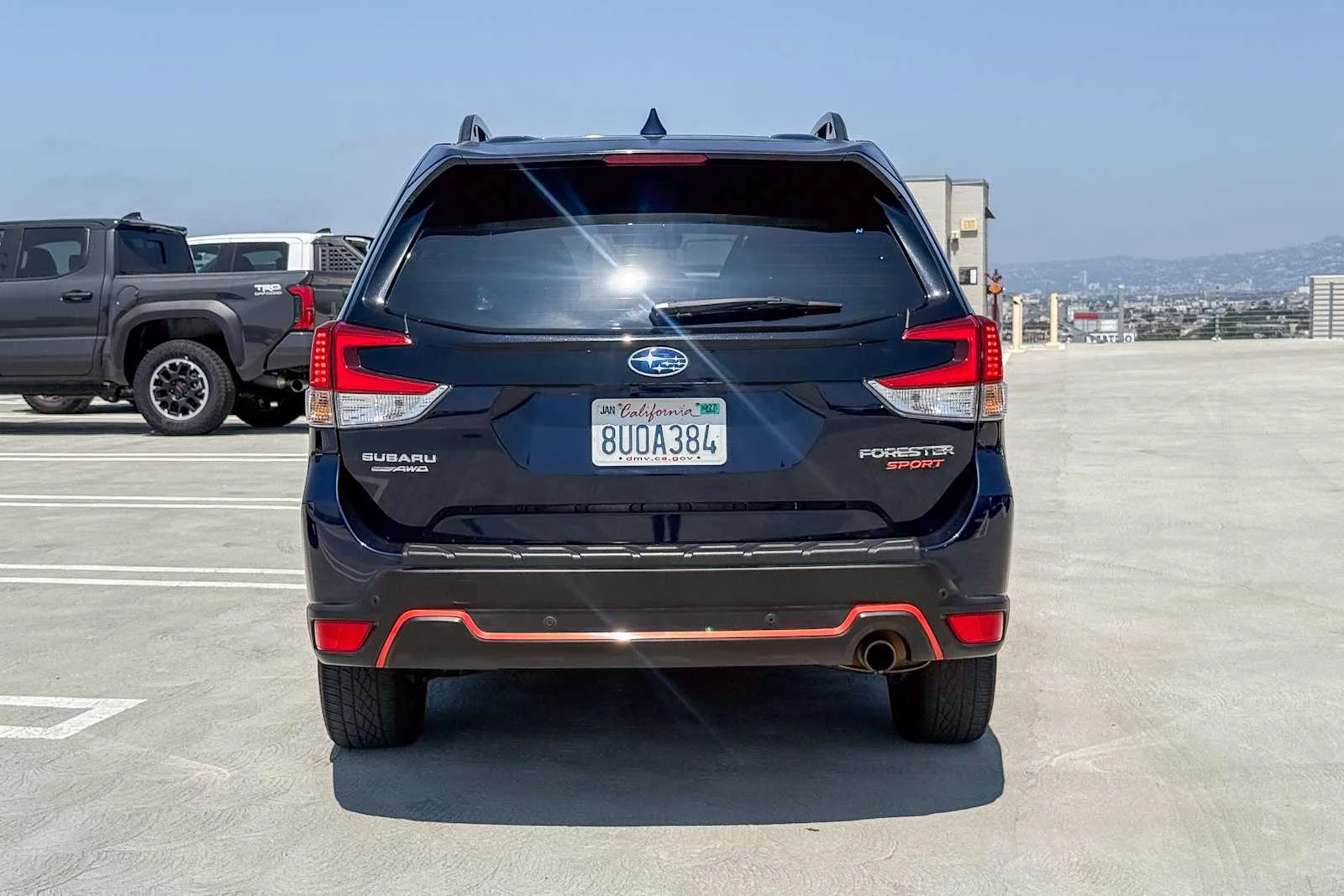 Used 2021 Dark Blue Pearl Subaru Sport image 7