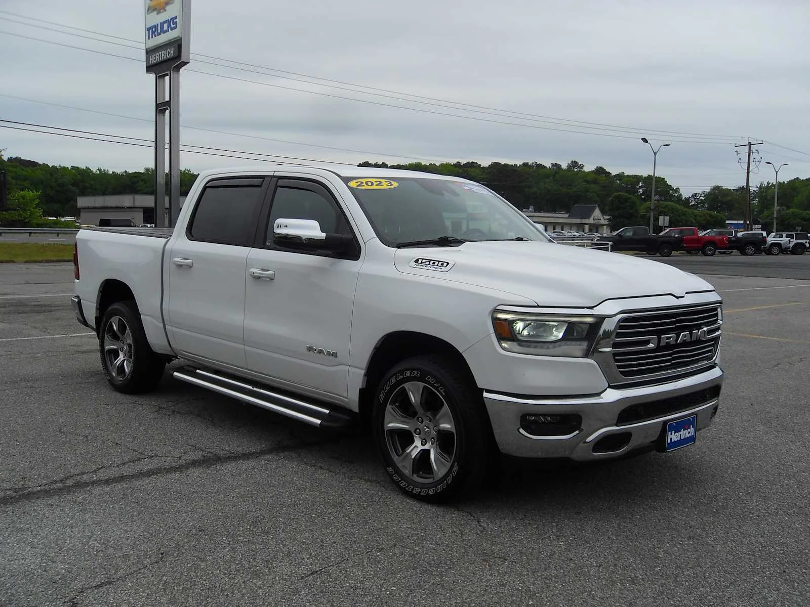 Used 2023 Bright White Clearcoat Ram Laramie image 7