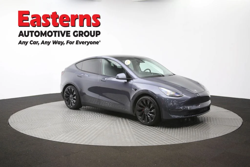 Used 2022 Gray Tesla Performance image 45