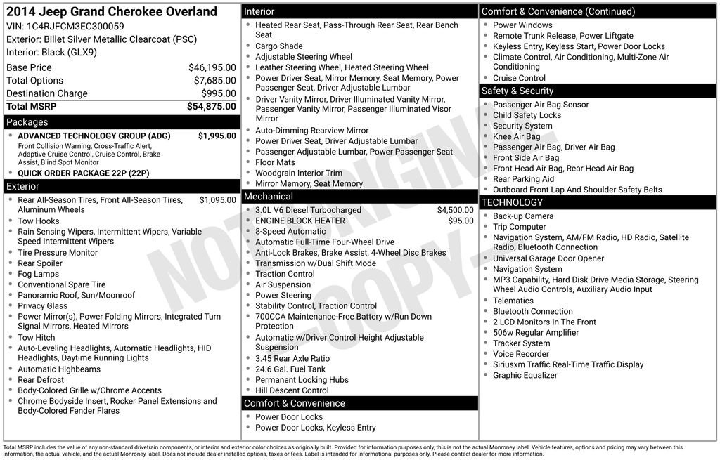 Used 2014 Silver Jeep Overland image 2