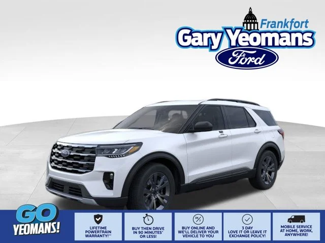 New 2026 Star White Metallic Tri-Coat Ford Active image 1