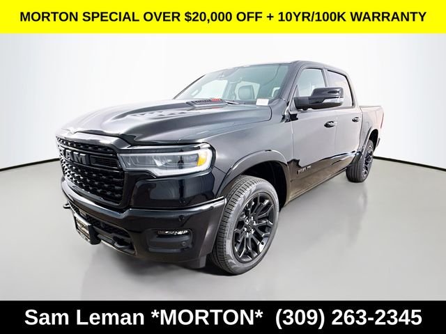 New 2026 Diamond Black Crystal Pearl-Coat Exterior Paint Ram Limited image 3