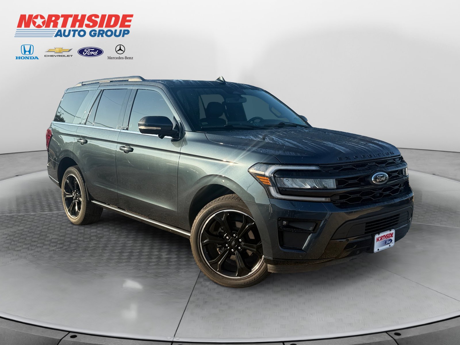 Certified Used 2024 Stone Blue Metallic Ford Limited image 1