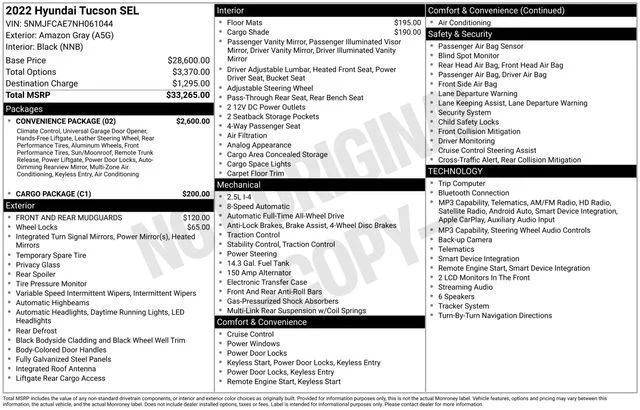 Used 2022 Gray Hyundai SEL image 14