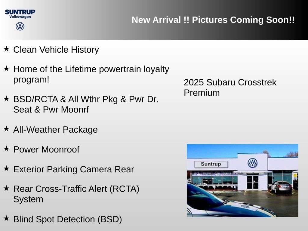 Used 2025 White Subaru Premium image 2