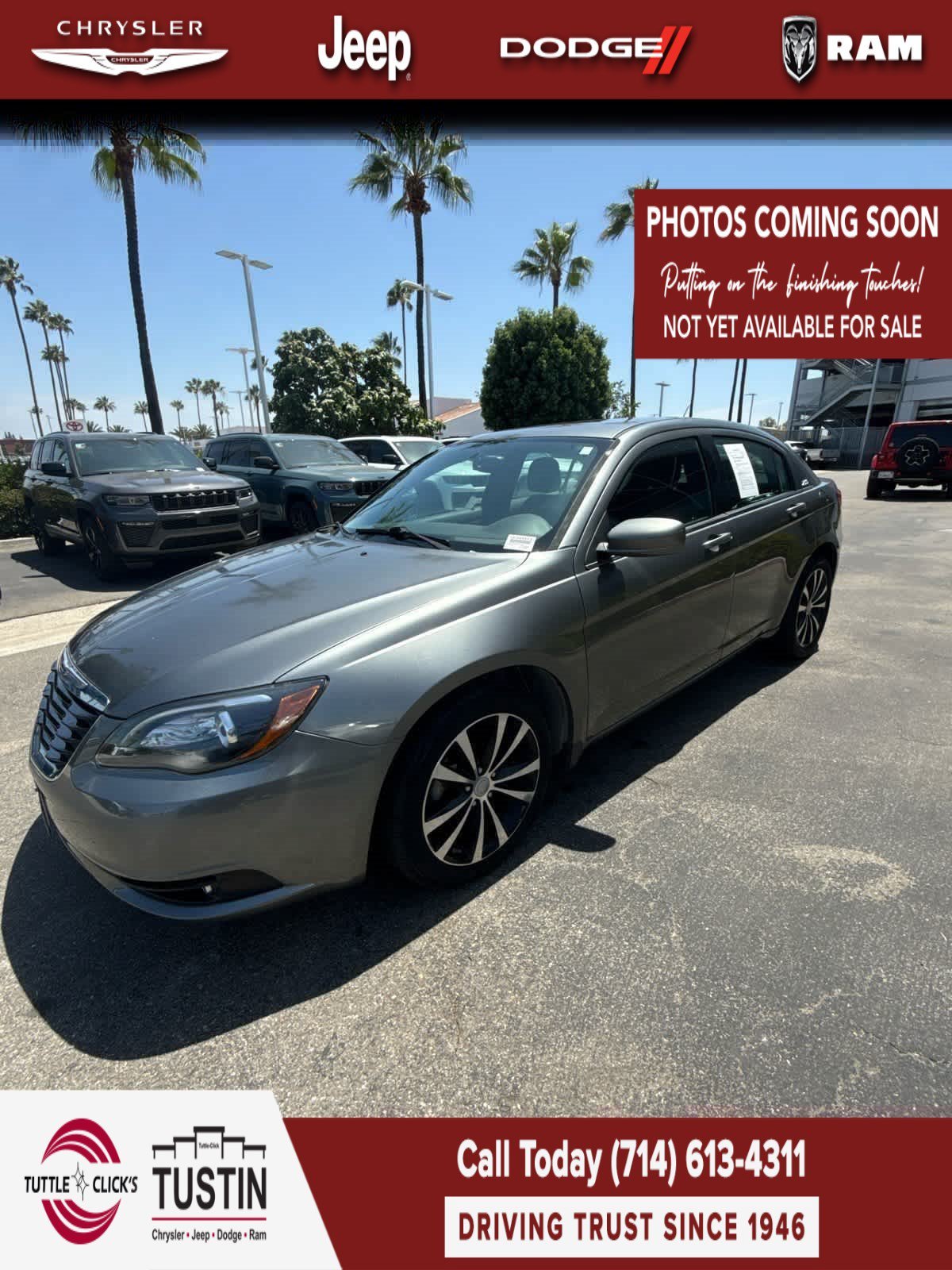 Used 2012 Tungsten Metallic Chrysler Touring image 1