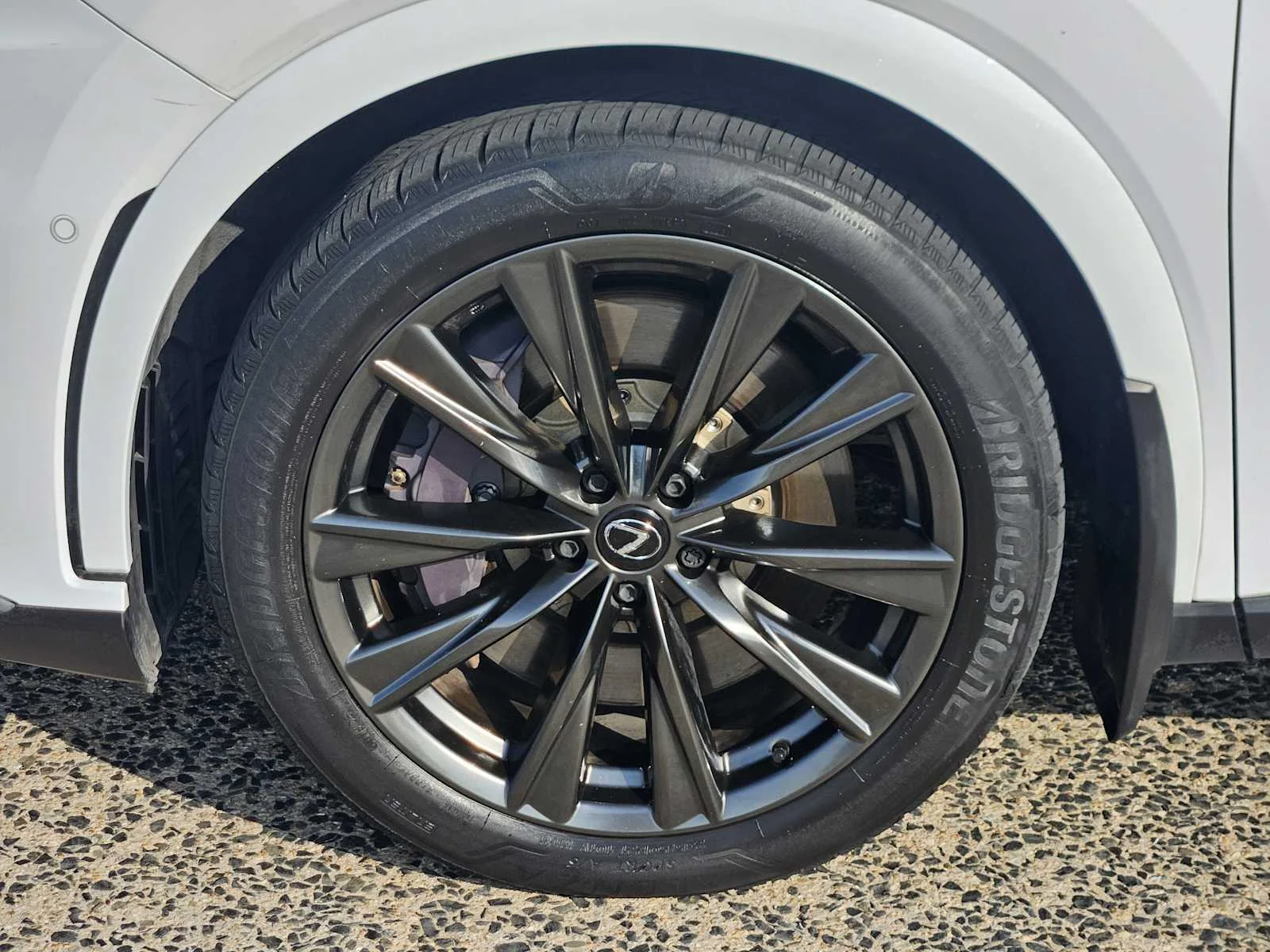 Certified Used 2024 WHITE NOVA GLASS FLAKE Lexus F SPORT Handling image 7