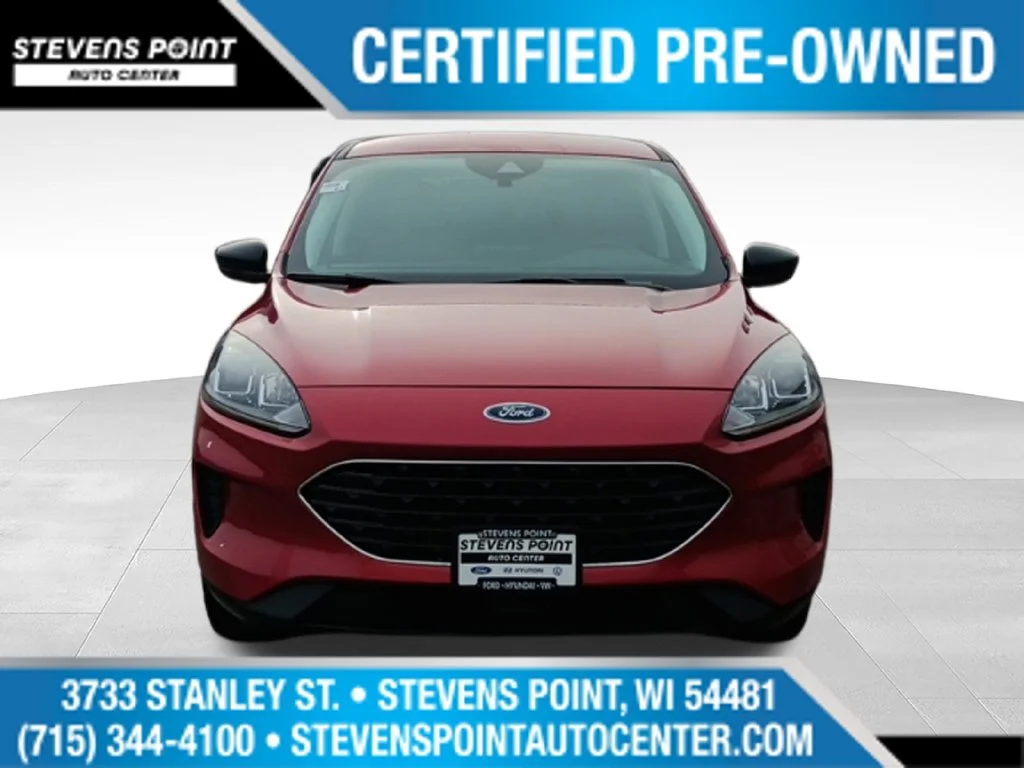 Used 2021 Rapid Red Metallic Tinted Clearcoat Ford SE image 14