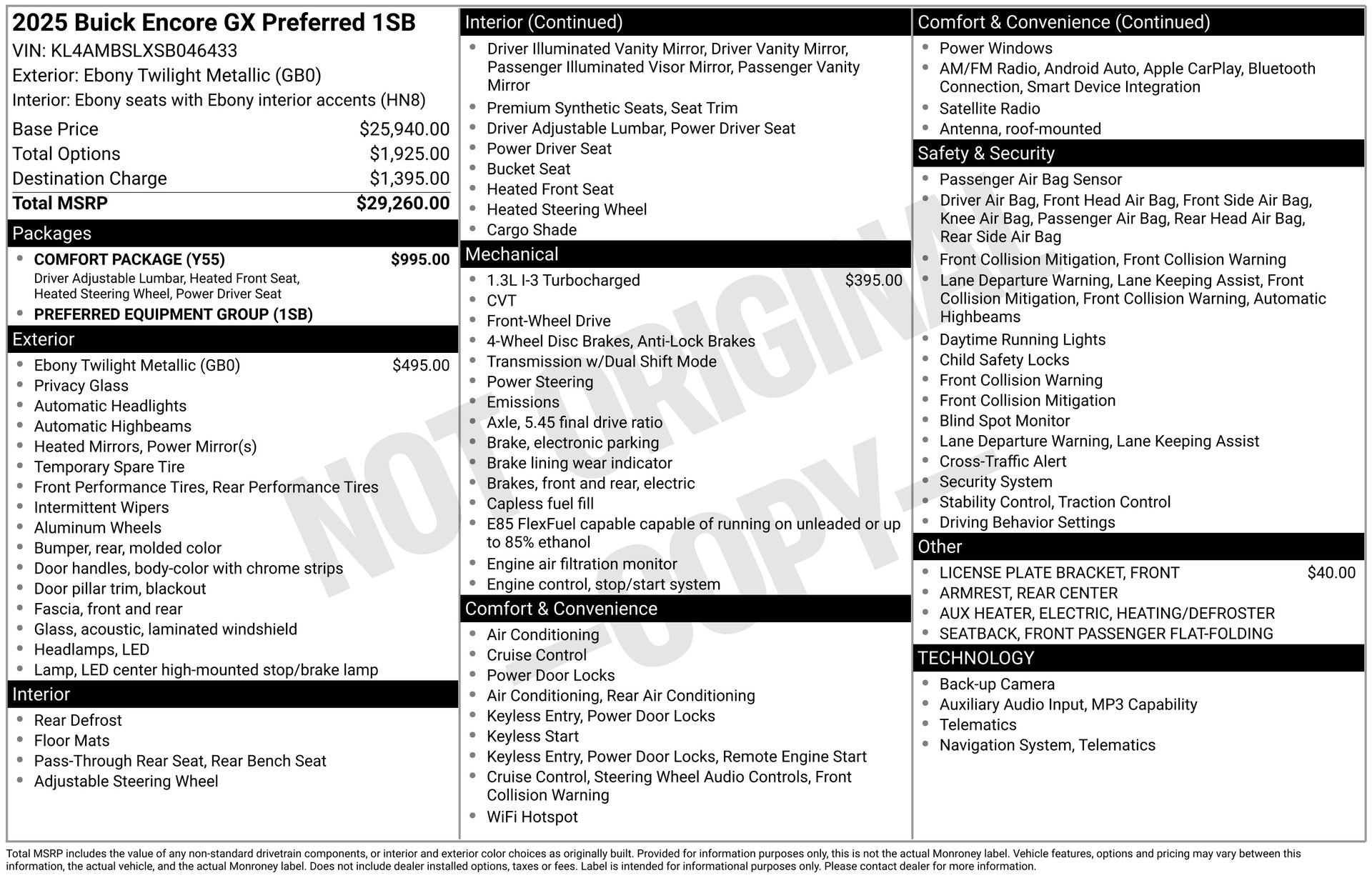 2025 BUICK ENCORE GX - Image 3