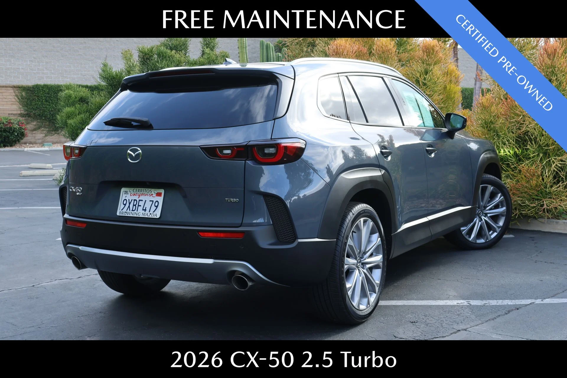 Certified Used 2026 Gray Mazda 2.5 Turbo image 2