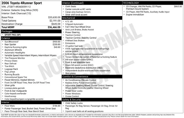 Used 2006 Galactic Gray Mica Toyota SR5 Sport image 22