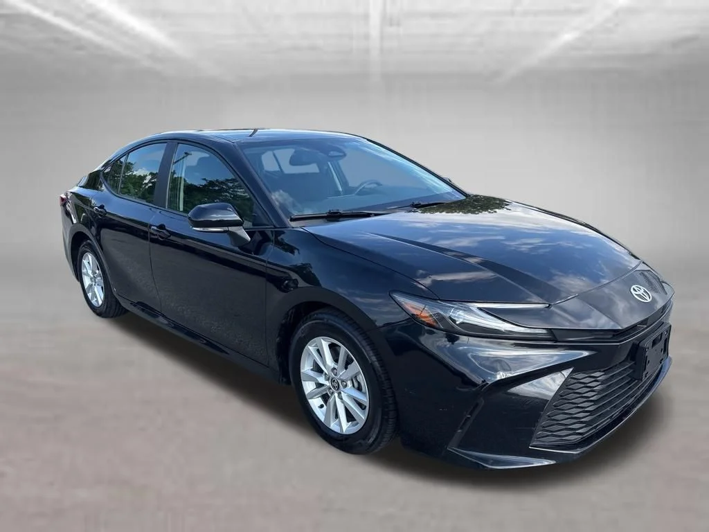 Used 2025 Midnight Black Metallic Toyota LE image 8