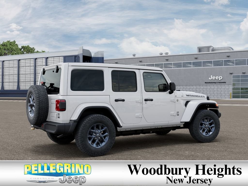 New 2026 Bright White Clear-Coat Exterior Paint Jeep 85th Anniversary Edition image 4