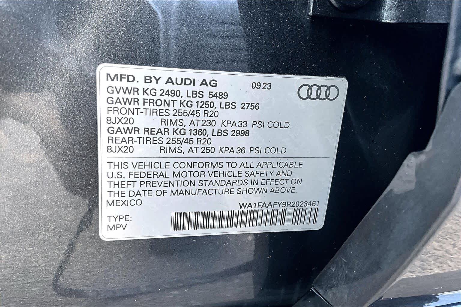 Used 2024 Daytona Gray Pearl Effect Audi S line Prestige image 64