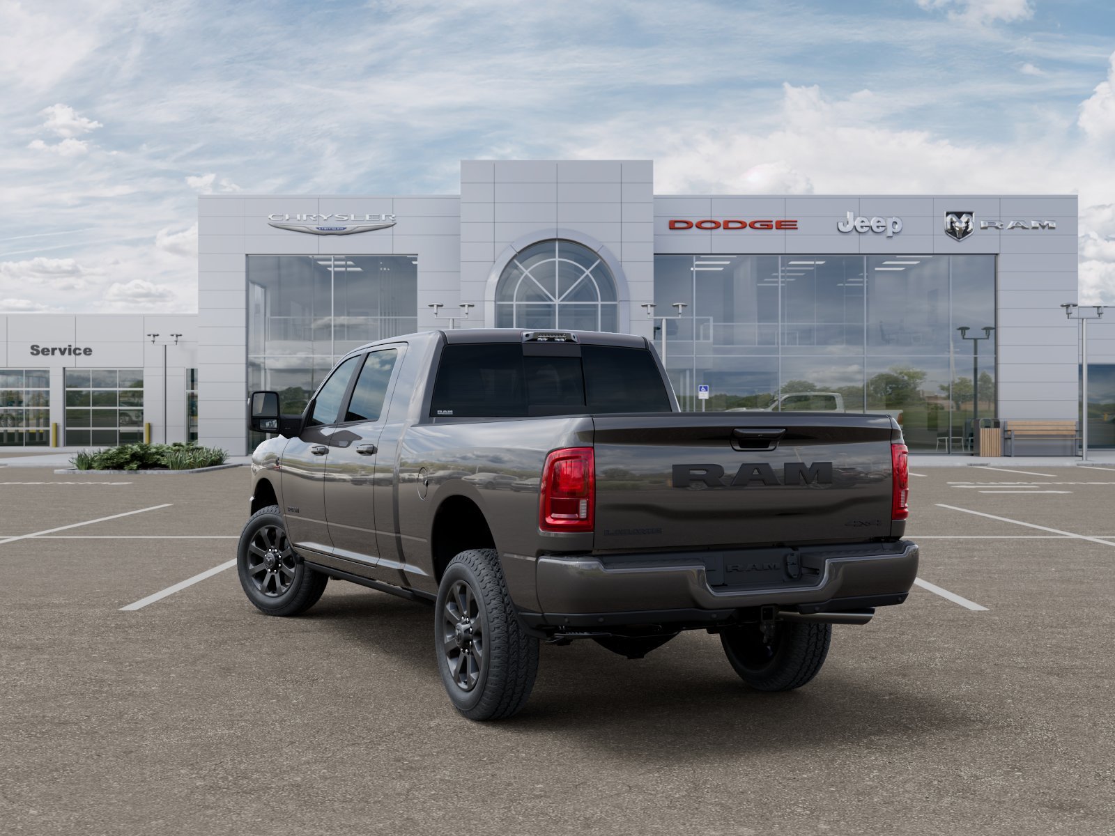 New 2026 Granite Crystal Metallic Clear-Coat Exterior Paint RAM Laramie image 29