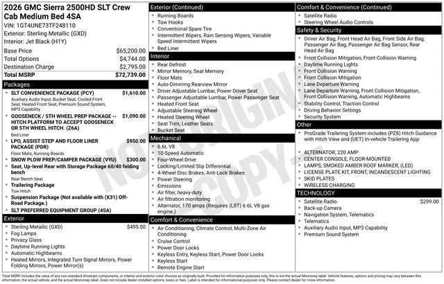 2026 GMC Sierra 2500HD SLT - Photo 1