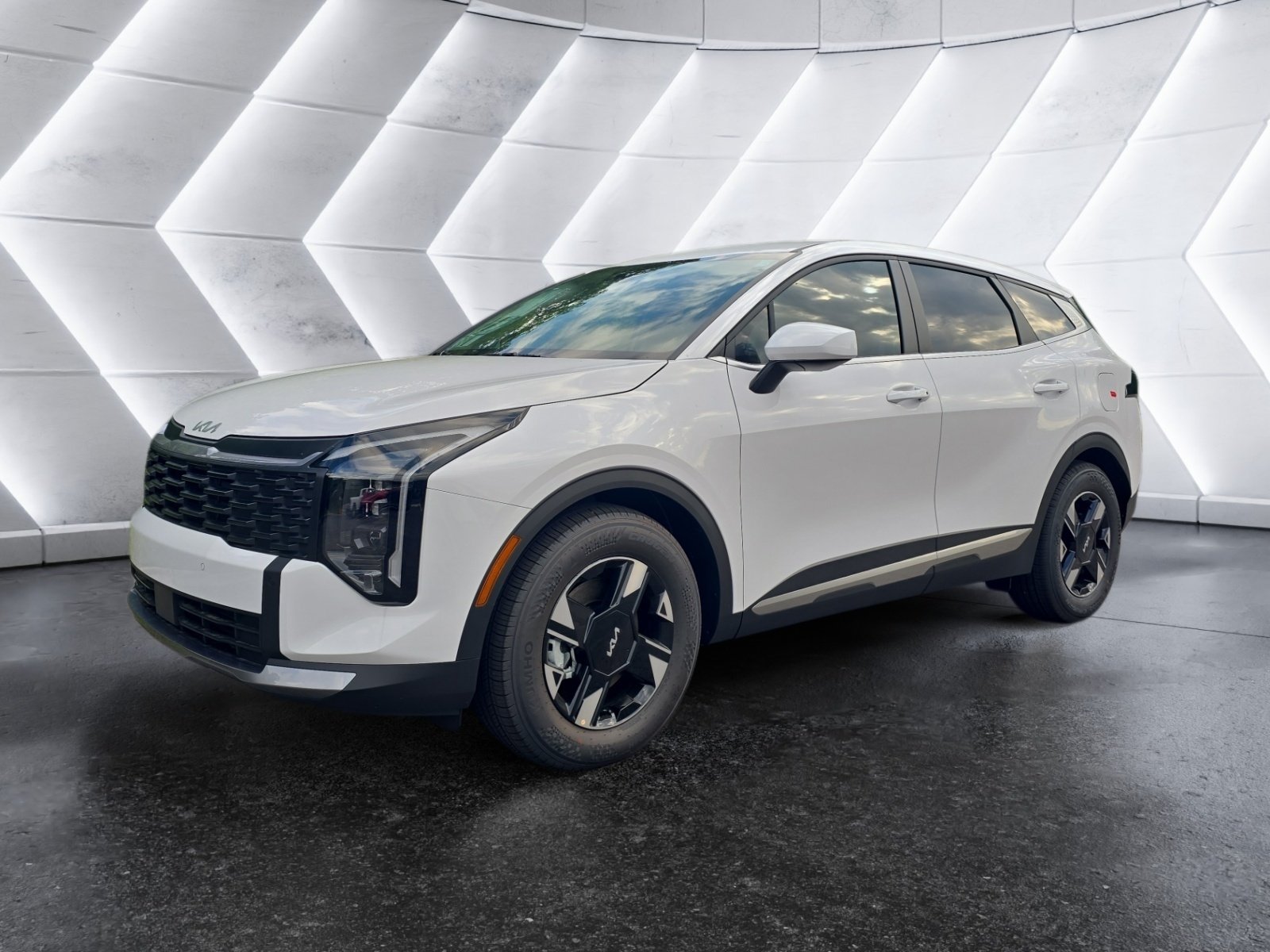 New 2026 Glacial White Pearl Kia LX image 1
