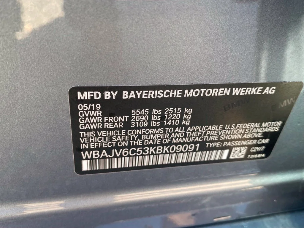 Used 2019 Blue BMW 640 Gran Turismo i xDrive image 20