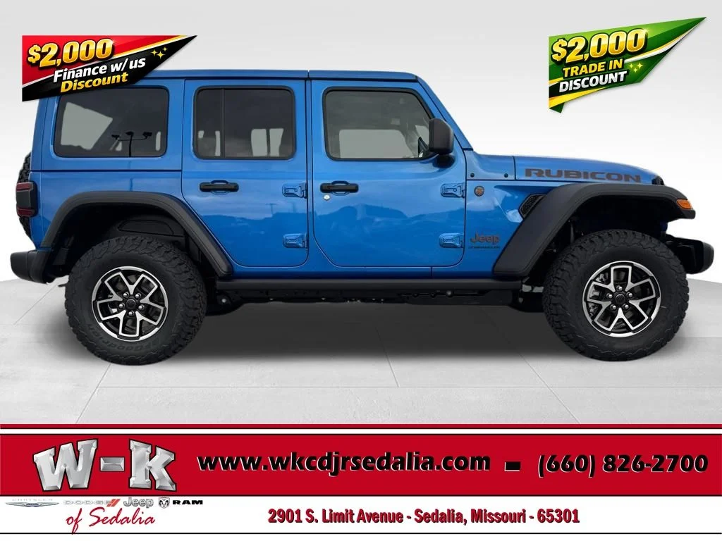 New 2026 Blue Jeep Rubicon image 3