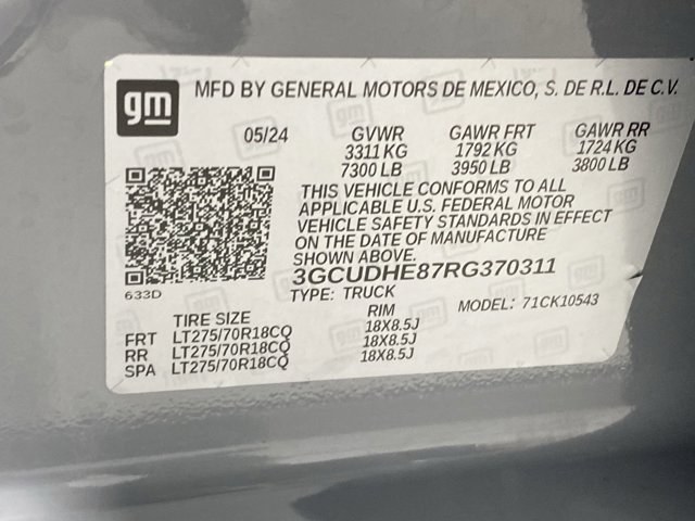 Used 2024 Slate Gray Metallic Chevrolet ZR2 image 34