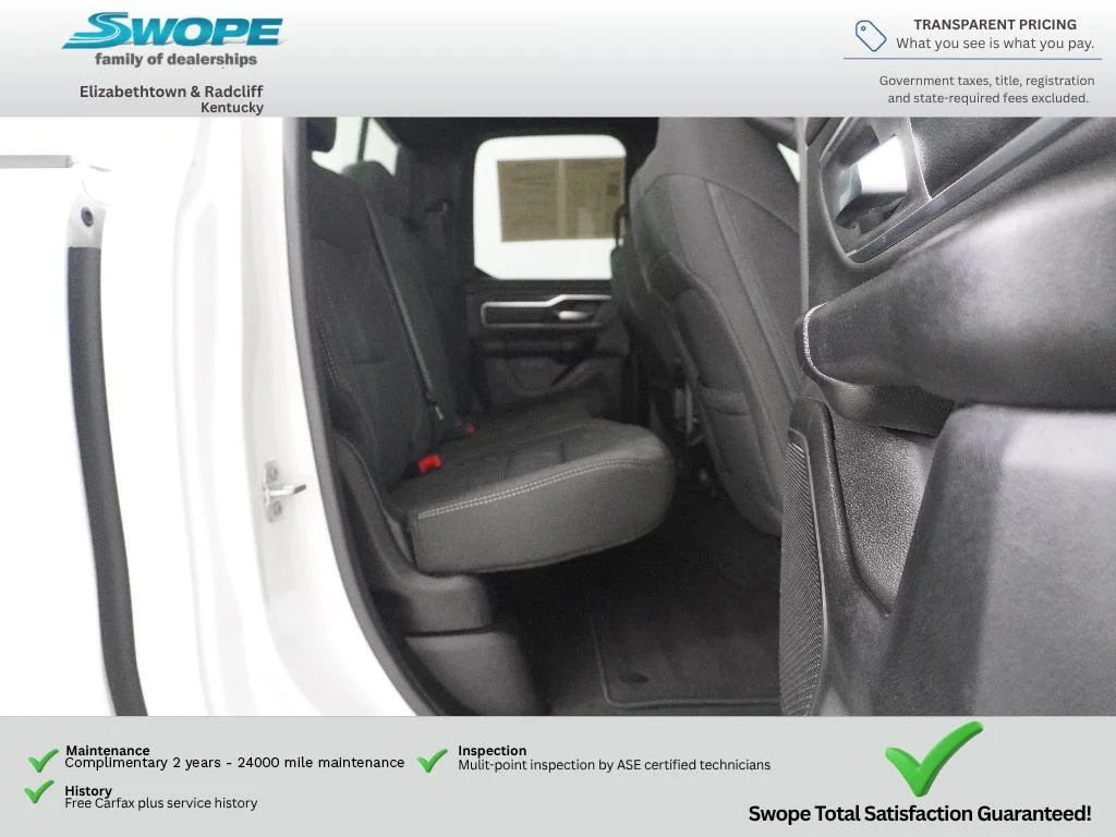 Used 2023 Bright White Clearcoat Ram Big Horn image 9