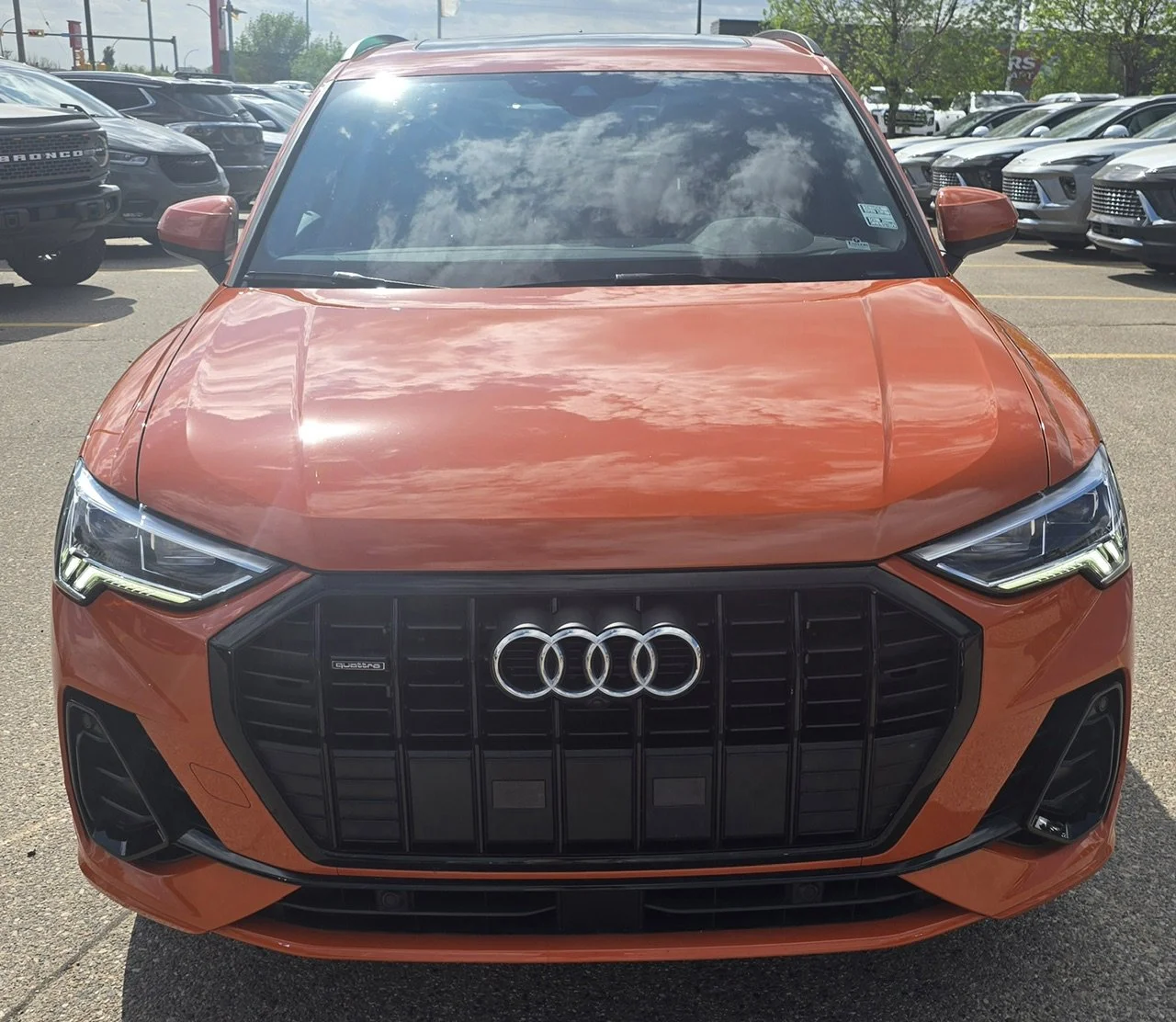 Used 2020 ORANGE Audi Technik image 8