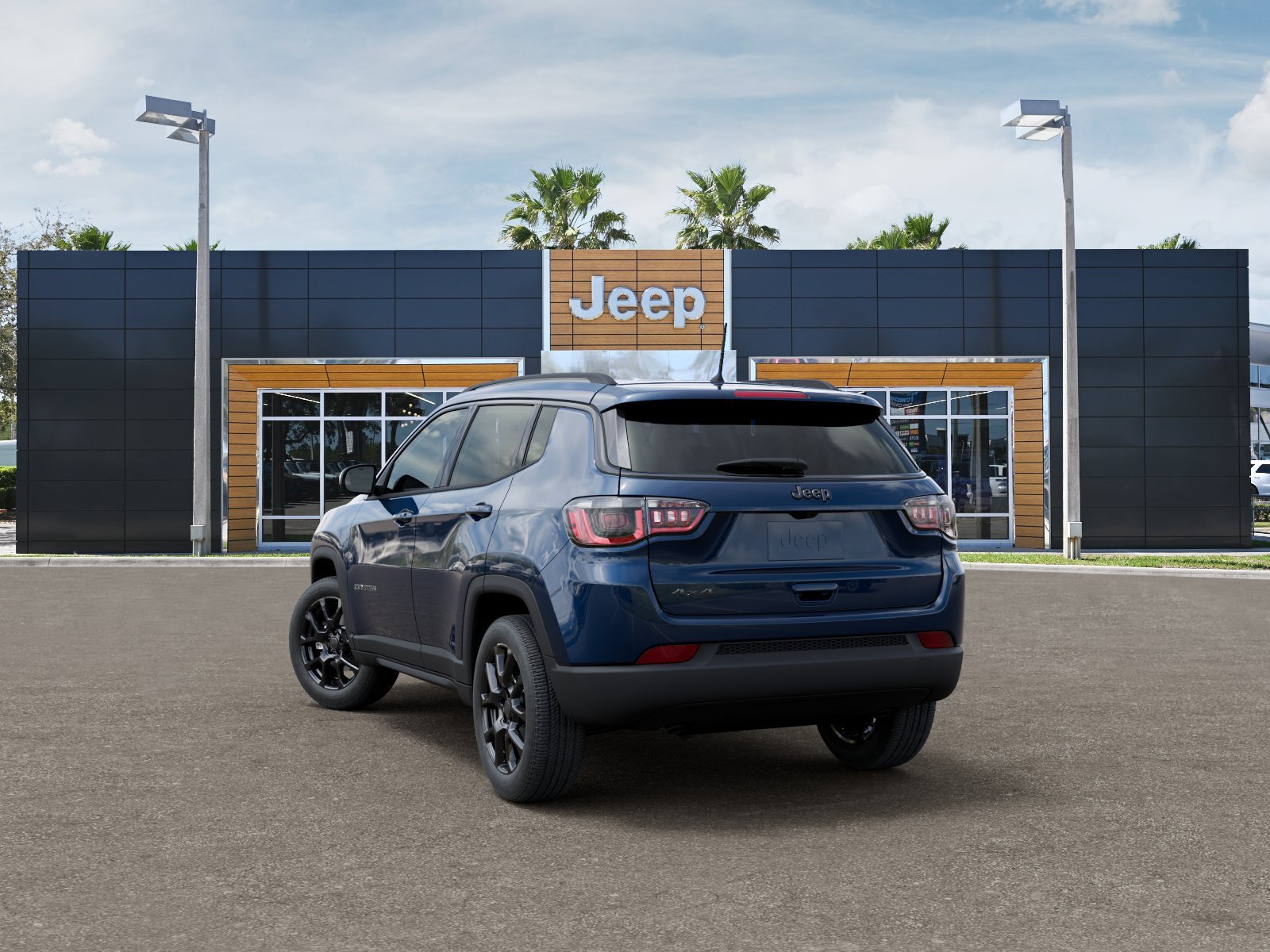 New 2026 Fathom Blue Pearl Coat Jeep Latitude Altitude image 3