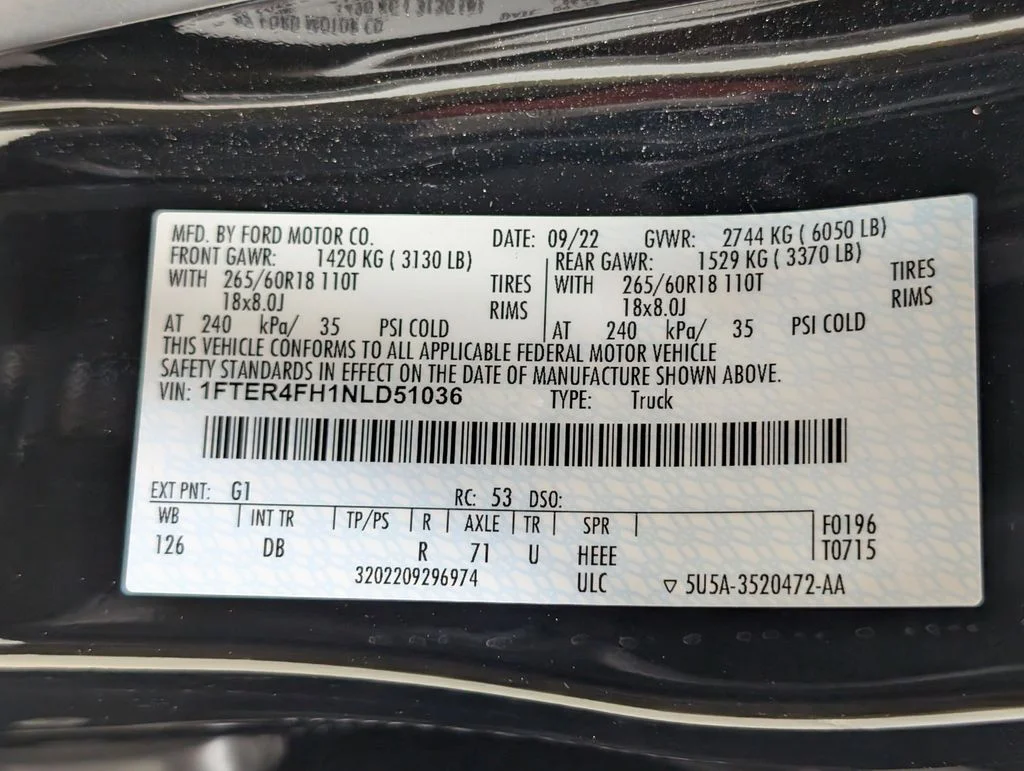 Certified Used 2022 Shadow Black Ford Lariat image 27
