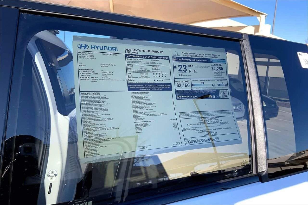 New 2026 Serenity White Hyundai Calligraphy AWD image 18