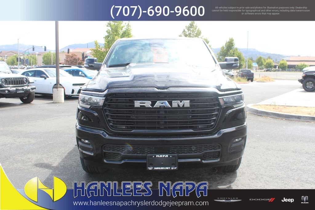 New 2026 Diamond Black Crystal Pearl-Coat Exterior Paint RAM Laramie image 4