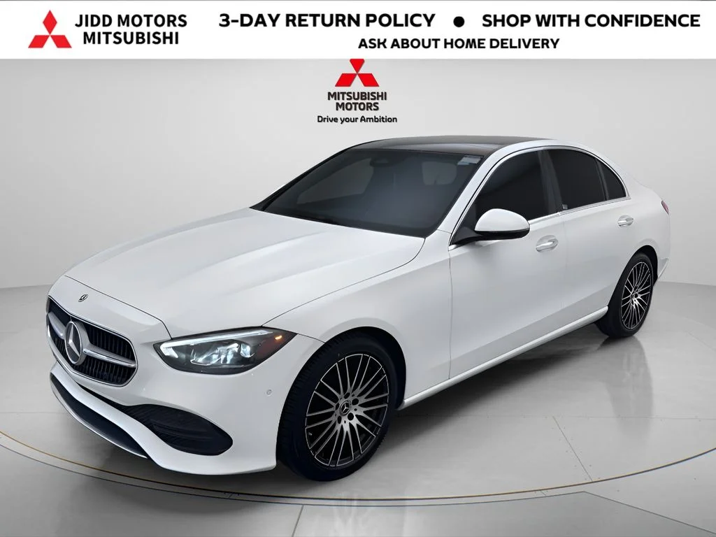 Used 2023 Polar White Mercedes-Benz C 300 image 1
