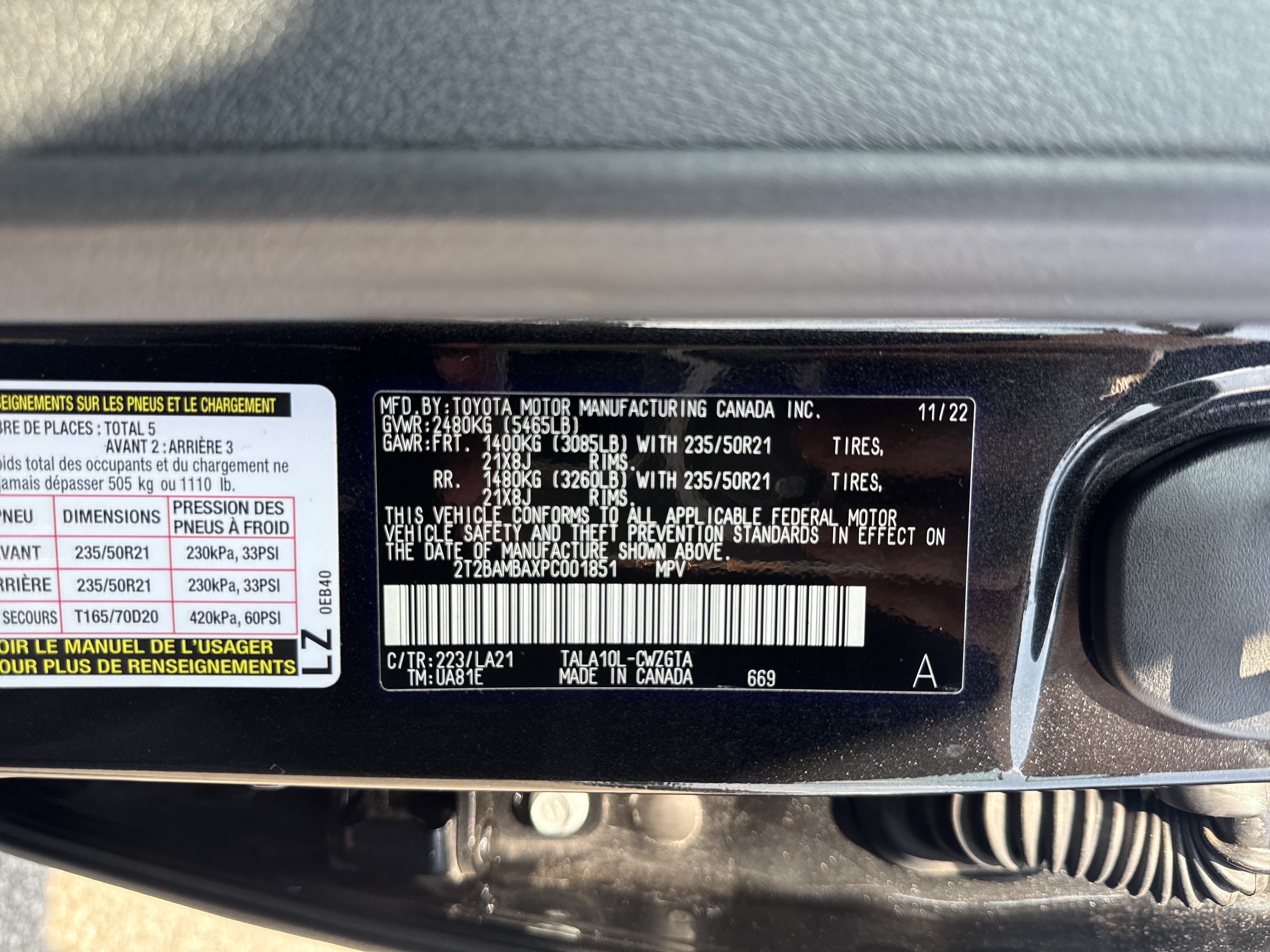 Used 2023 Black Lexus RX 350 Premium image 10