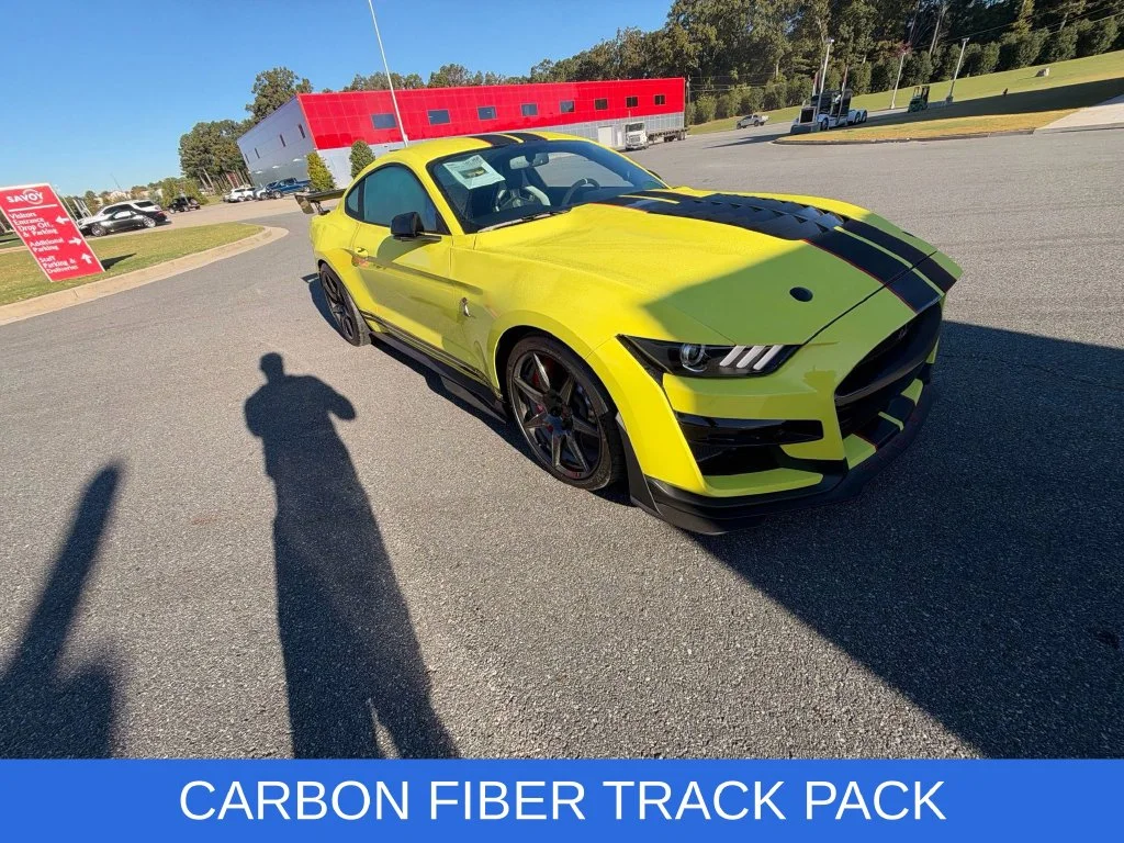 Used 2021 Yellow Ford Shelby GT500 image 1