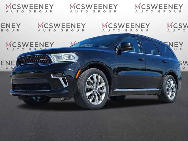 Used 2021 Black Dodge SXT Plus image 1