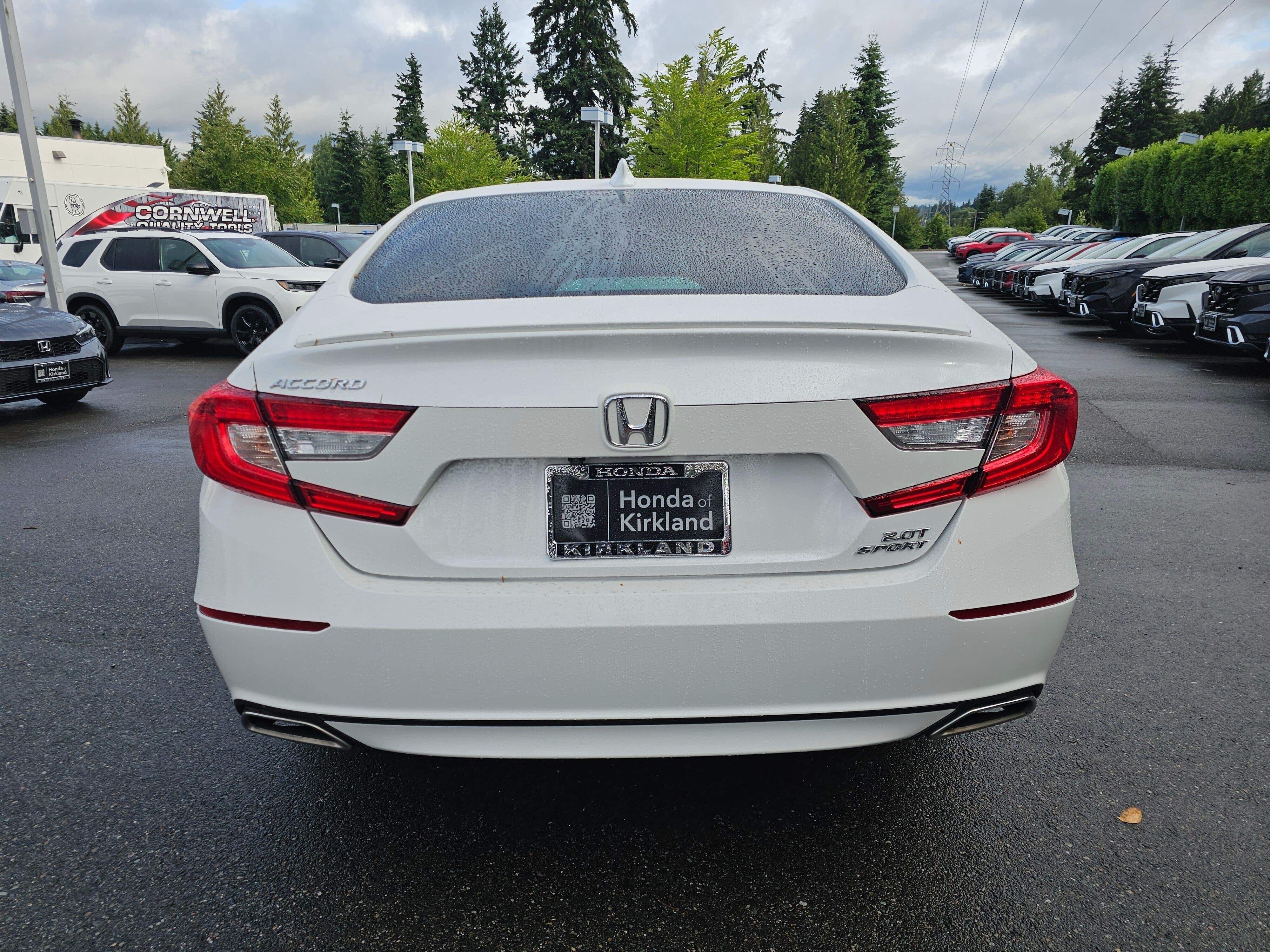 Used 2020 Platinum White Pearl Honda Sport 2.0T image 6