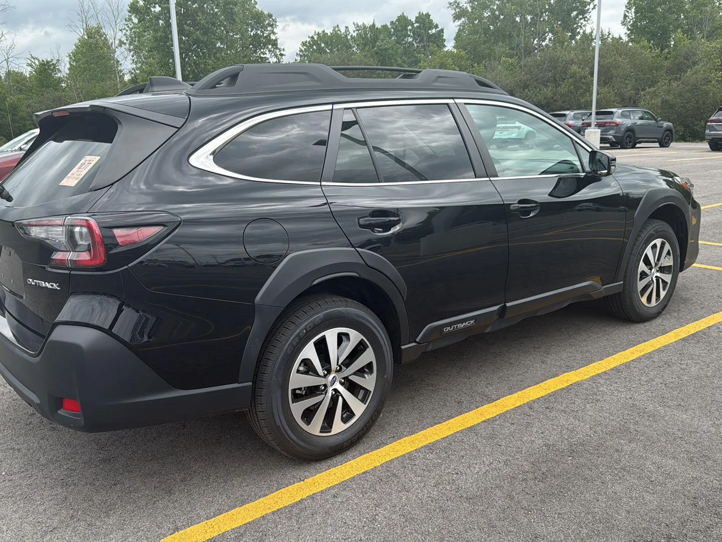 Used 2024 Crystal Black Silica Subaru Premium image 4