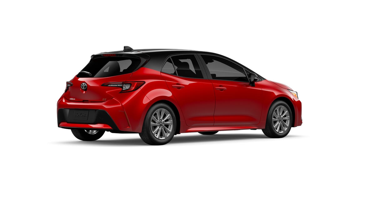 New 2027 Finish Line Red with Black roof Toyota SE image 10