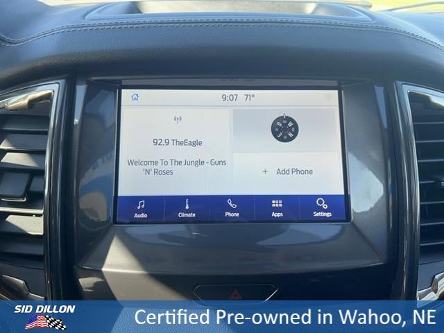 Used 2023 Carbonized Gray Metallic Ford LARIAT image 15