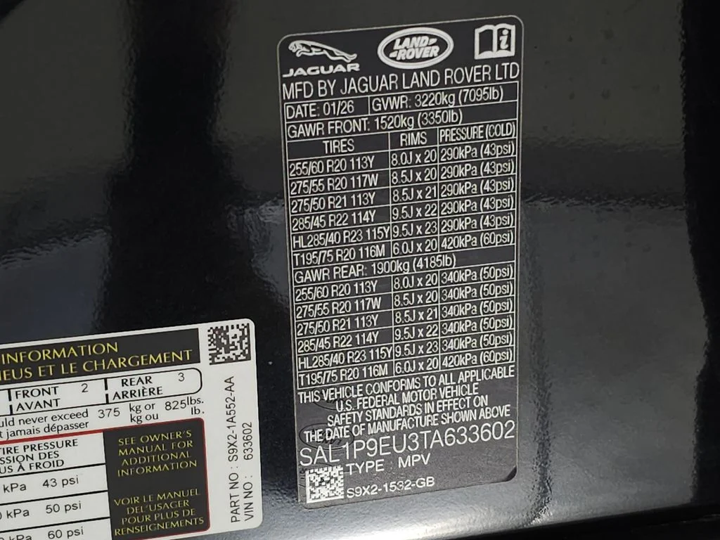 Certified Used 2026 Black Land Rover SE image 41