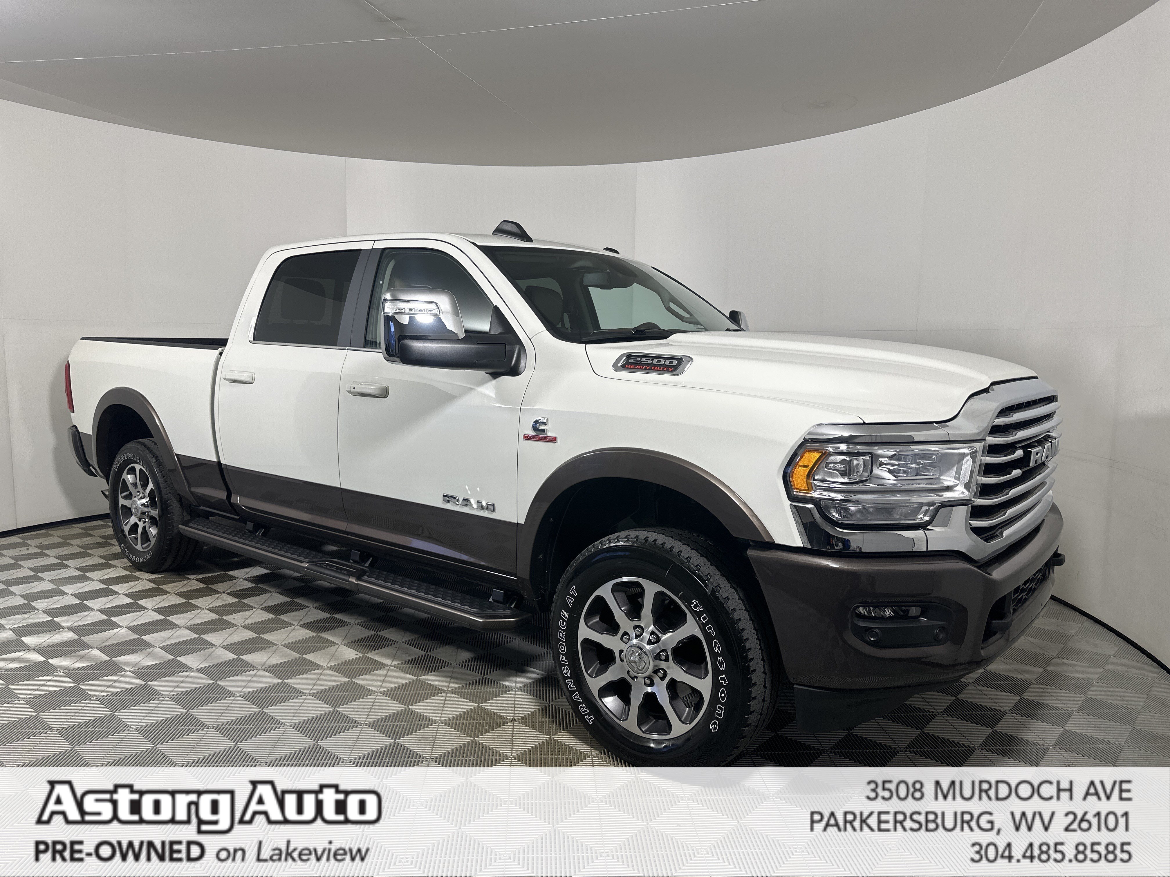 Used 2024 Pearl White Ram Longhorn image 1