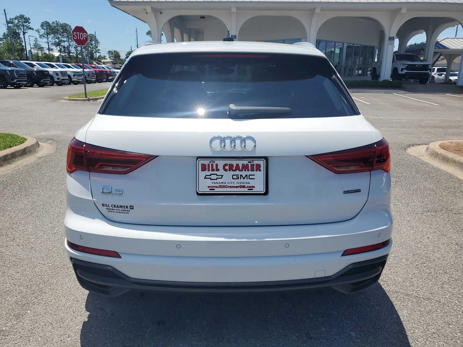 Used 2021 Ibis White White Audi S line Premium Plus image 4