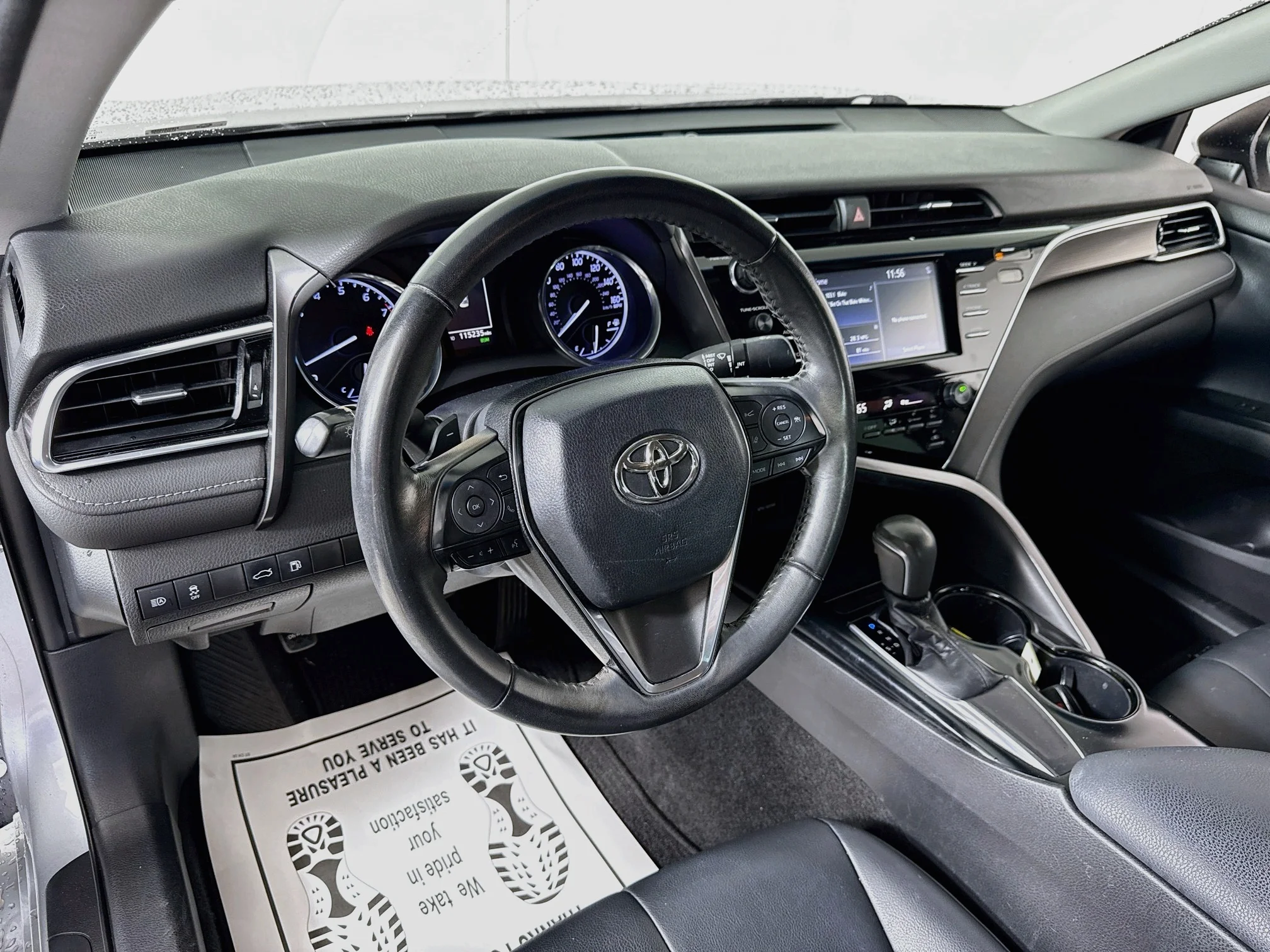 Used 2018 Celestial Silver Metallic Toyota SE image 9