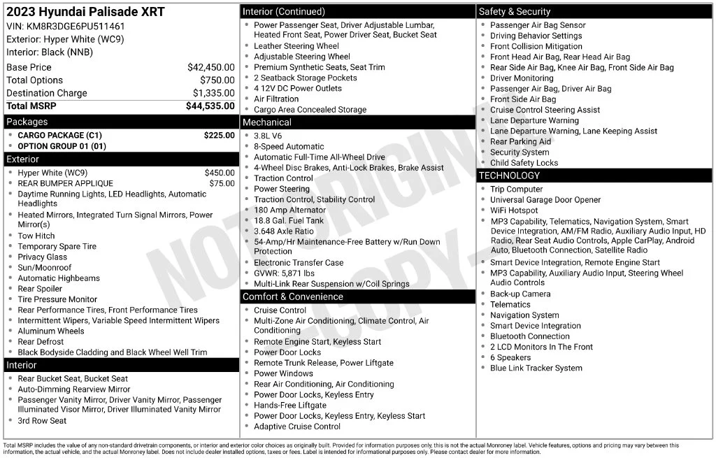 Certified Used 2023 White Hyundai XRT image 60