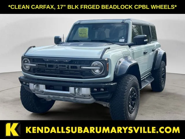 Pre-Owned 2022 Ford Bronco Raptor 4WD 4D Sport Utility