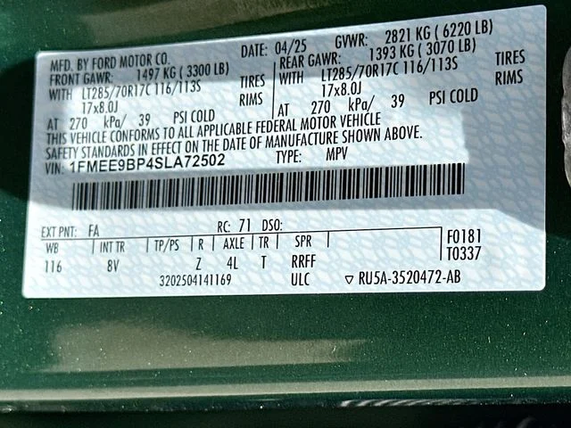 Used 2025 Green Ford Badlands image 31